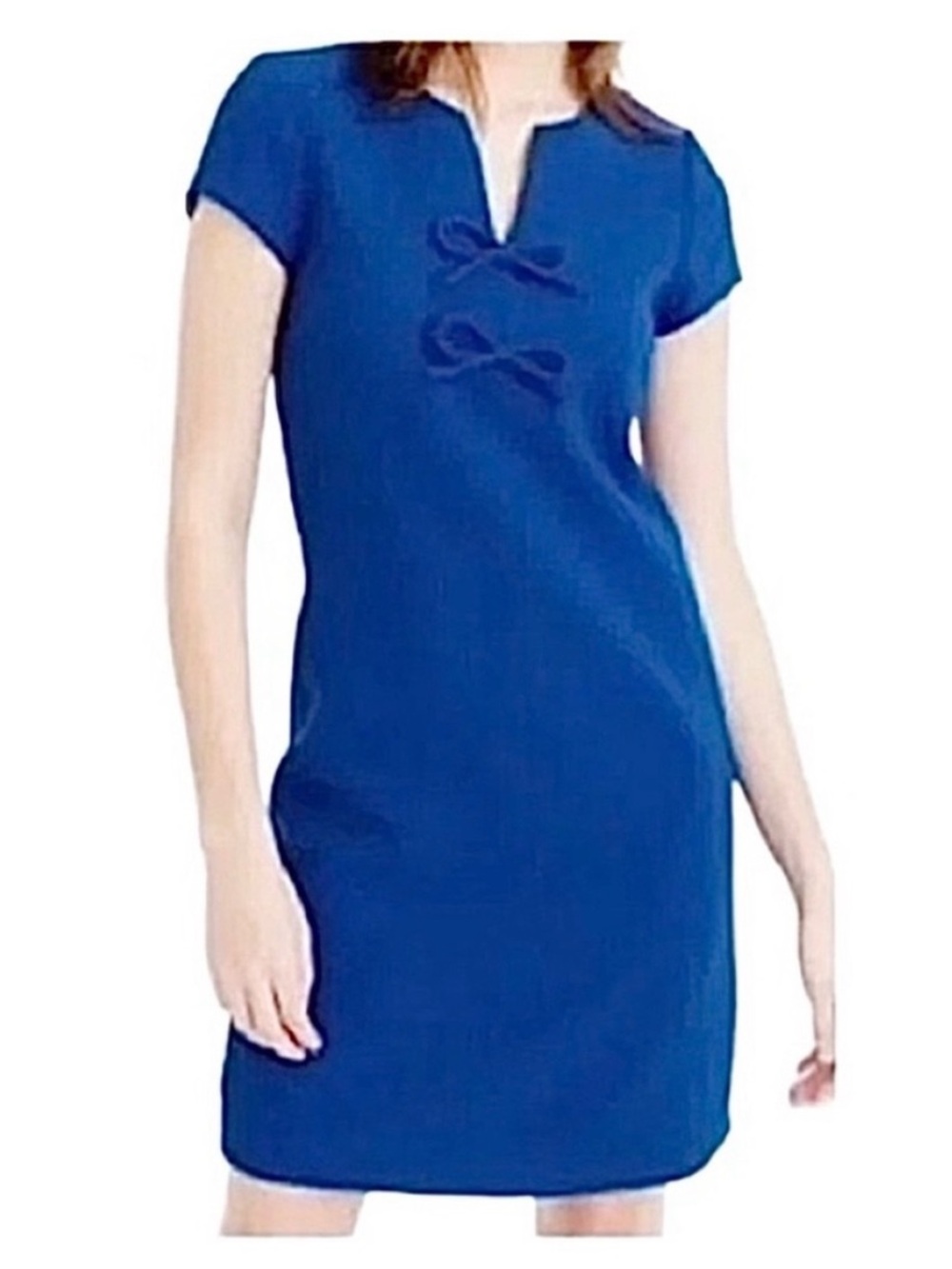 J. Crew Presentation Bow Shift Dress Cobalt Blue. Size 2